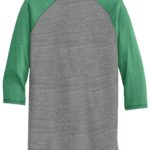 DISCONTINUED  Alternative Eco-Jersey ™  3/4-Sleeve Raglan Henley - 