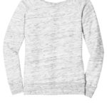 DISCONTINUED  BELLA+CANVAS  ®  Women's Sponge Fleece Wide-Neck Sweatshirt - 