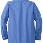 Red Kap ®  Long Size, Long Sleeve Striped Industrial Work Shirt - 