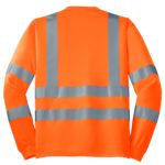 CornerStone ®  - ANSI 107 Class 3 Long Sleeve Snag-Resistant Reflective T-Shirt - 