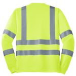 CornerStone ®  - ANSI 107 Class 3 Long Sleeve Snag-Resistant Reflective T-Shirt - 