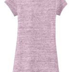 DISCONTINUED  District ®  - Juniors Extreme Heather V-Neck Tee - 