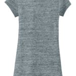 DISCONTINUED  District ®  - Juniors Extreme Heather V-Neck Tee - 