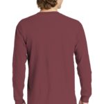 COMFORT COLORS  ®  Heavyweight Ring Spun Long Sleeve Pocket Tee - 