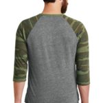 DISCONTINUED  Alternative Eco-Jersey ™  3/4-Sleeve Raglan Henley - 
