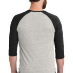 DISCONTINUED  Alternative Eco-Jersey ™  3/4-Sleeve Raglan Henley - 