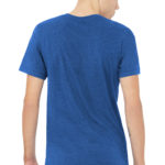BELLA+CANVAS ®  Unisex Heather CVC V-Neck Tee - 
