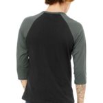 BELLA+CANVAS  ®  Unisex 3/4-Sleeve Baseball Tee - 