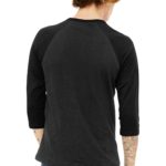 BELLA+CANVAS  ®  Unisex 3/4-Sleeve Baseball Tee - 