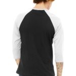 BELLA+CANVAS  ®  Unisex 3/4-Sleeve Baseball Tee - 