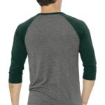 BELLA+CANVAS  ®  Unisex 3/4-Sleeve Baseball Tee - 
