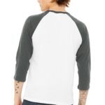 BELLA+CANVAS  ®  Unisex 3/4-Sleeve Baseball Tee - 