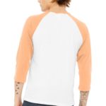 BELLA+CANVAS  ®  Unisex 3/4-Sleeve Baseball Tee - 