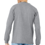 BELLA+CANVAS ®  Unisex Heather CVC Long Sleeve Tee - 