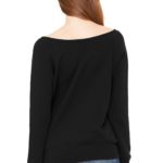 DISCONTINUED  BELLA+CANVAS  ®  Women's Sponge Fleece Wide-Neck Sweatshirt - 