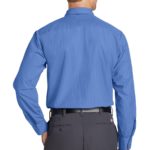 Red Kap ®  Long Size, Long Sleeve Striped Industrial Work Shirt - 