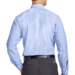 Red Kap ®  Long Size, Long Sleeve Striped Industrial Work Shirt - 
