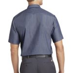 Red Kap ®  Short Sleeve Striped Industrial Work Shirt - 