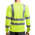 CornerStone ®  - ANSI 107 Class 3 Long Sleeve Snag-Resistant Reflective T-Shirt - 
