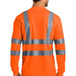CornerStone ®  - ANSI 107 Class 3 Long Sleeve Snag-Resistant Reflective T-Shirt - 
