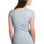 DISCONTINUED  District ®  - Juniors Extreme Heather V-Neck Tee - 