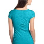 DISCONTINUED  District ®  - Juniors Extreme Heather V-Neck Tee - 