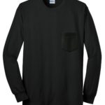 Gildan ®  - Ultra Cotton ®  100% US Cotton Long Sleeve T-Shirt with Pocket. - 