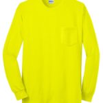 Gildan ®  - Ultra Cotton ®  100% US Cotton Long Sleeve T-Shirt with Pocket. - 