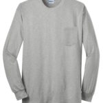 Gildan ®  - Ultra Cotton ®  100% US Cotton Long Sleeve T-Shirt with Pocket. - 