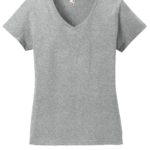 DISCONTINUED Anvil ®  Ladies 100% Combed Ring Spun Cotton V-Neck T-Shirt - 