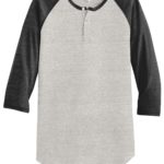 DISCONTINUED  Alternative Eco-Jersey ™  3/4-Sleeve Raglan Henley - 