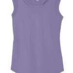 DISCONTINUED  Alternative Women's Cap Sleeve Satin Jersey Crew T-Shirt - 