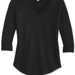 DISCONTINUED  Alternative Women's Outfield 3/4-Sleeve Vintage 50/50 Tee - 