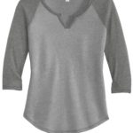 DISCONTINUED  Alternative Women's Outfield 3/4-Sleeve Vintage 50/50 Tee - 