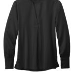 Brooks Brothers ®  Women's Open-Neck Satin Blouse - 