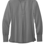 Brooks Brothers ®  Women's Open-Neck Satin Blouse - 