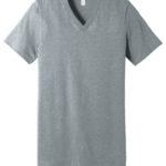 BELLA+CANVAS ®  Unisex Heather CVC V-Neck Tee - 