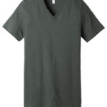 BELLA+CANVAS ®  Unisex Heather CVC V-Neck Tee - 