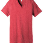BELLA+CANVAS ®  Unisex Heather CVC V-Neck Tee - 
