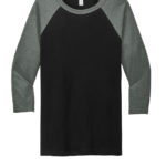 BELLA+CANVAS  ®  Unisex 3/4-Sleeve Baseball Tee - 
