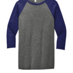 BELLA+CANVAS  ®  Unisex 3/4-Sleeve Baseball Tee - 
