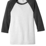 BELLA+CANVAS  ®  Unisex 3/4-Sleeve Baseball Tee - 