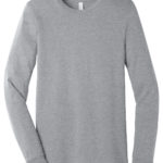 BELLA+CANVAS ®  Unisex Heather CVC Long Sleeve Tee - 