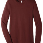 BELLA+CANVAS ®  Unisex Heather CVC Long Sleeve Tee - 