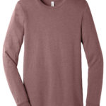 BELLA+CANVAS ®  Unisex Heather CVC Long Sleeve Tee - 