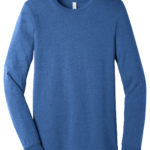 BELLA+CANVAS ®  Unisex Heather CVC Long Sleeve Tee - 