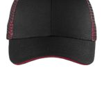 Port Authority ®  Double Mesh Snapback Sandwich Bill Cap - 