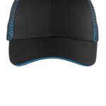 Port Authority ®  Double Mesh Snapback Sandwich Bill Cap - 