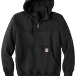 Carhartt  ®  Rain Defender  ®  Paxton Heavyweight Hooded Zip Mock Sweatshirt - 