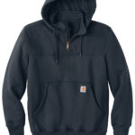 Carhartt  ®  Rain Defender  ®  Paxton Heavyweight Hooded Zip Mock Sweatshirt - 